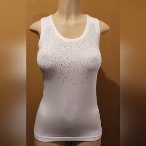 L.C. Couture seamless applique tank sz SM nwot